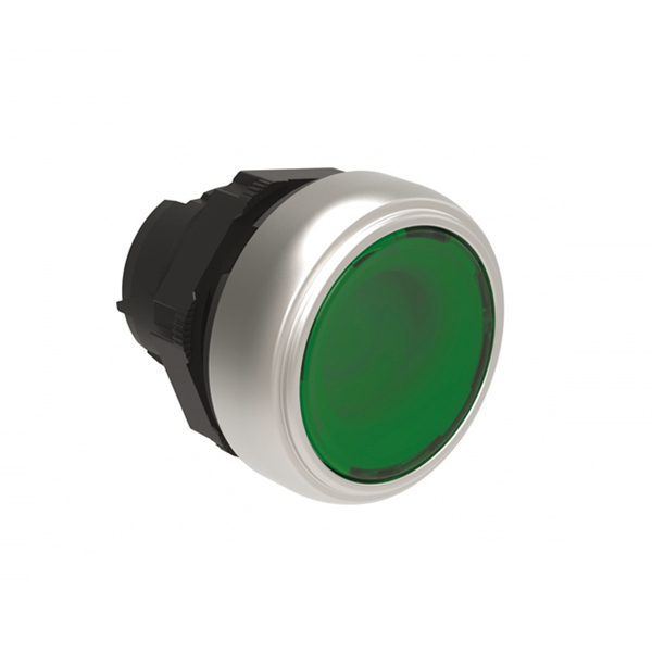 Кнопка с подсветкой зеленая LPCBL103