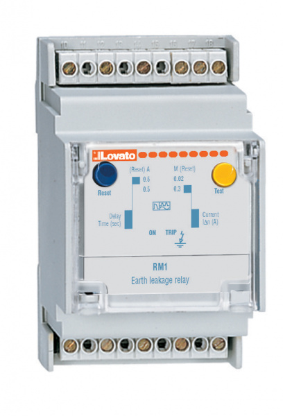 Реле контроля тока утечки RM1 415