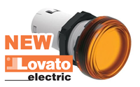 Лампы-моноблоки серии  LPM...  оранжевого цвета Lovato Electric
