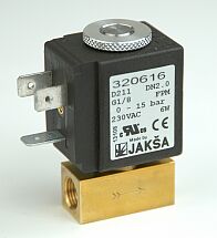 D211 (G1/8, NC, NBR, 0...12 bar, -10...90 C, 230 VAC, TM25) Клапан электромагнитный (320608)