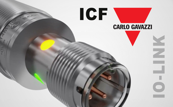 Металеві індуктивні датчики наближення серії ICF Carlo Gavazzi з протоколом зв’язку IO-Link