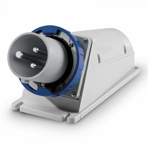 Вилка в настенном исполнении серия IEC309 63A 2P+E