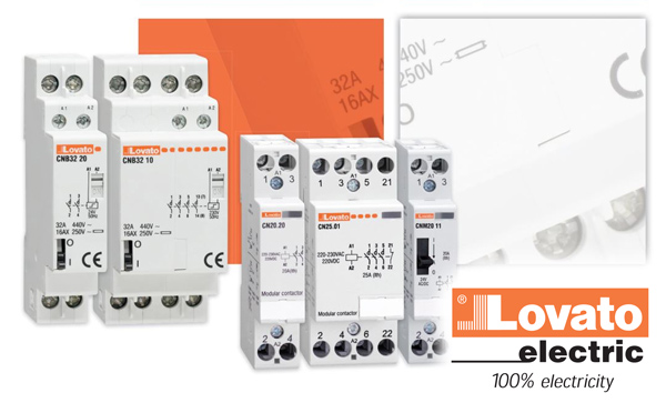 LOVATO Electric розширила лінійку модульних контакторів серією CNB