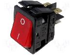 AE-C6053ALNAE клавишный переключатель герметичный вкл-откл  с красной подсветкой на 230В