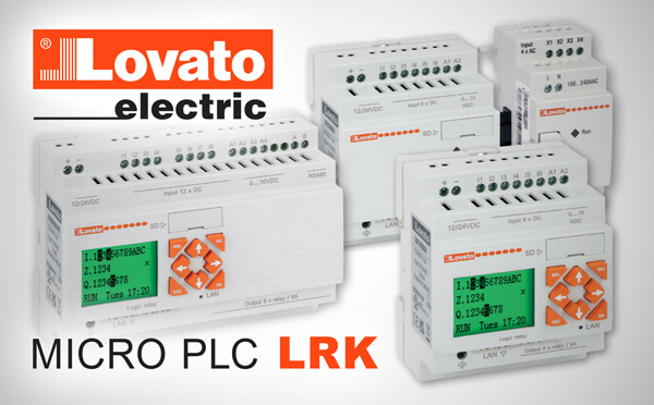 Контролери LRK LOVATO Electric з вбудованим портом Ethernet