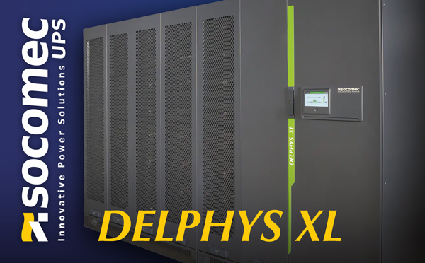 DELPHYS XL SOCOMEC - компактний ДБЖ з високими ККД та відмовостійкістю