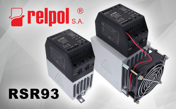 Трифазні регулятори потужності з радіаторами RSR93 Relpol