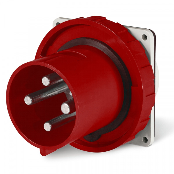 Вилка в щитовом исполнении серия Optima 63A 3P+N+E