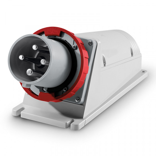 Вилка в настенном исполнении серия IEC309 63A 3P+E