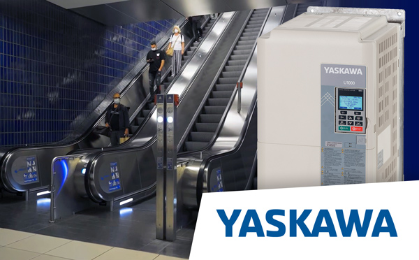 Частотний перетворювач Yaskawa U1000 використовується в системі ескалаторів метро Мюнхена 