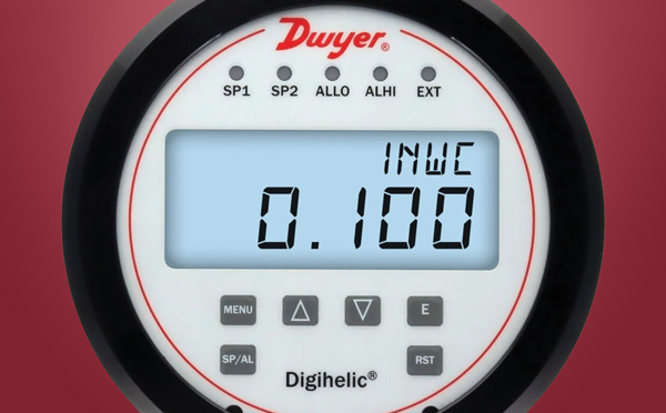 Контролер диференціального тиску DWYER серії DHC DIGIHELIC®