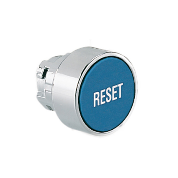 Кнопка синяя с символом "RESET" 8 LM2T B1196