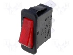 AE-C5503ABNAA клавишный переключатель  вкл-откл  с красной подсветкой на 230В