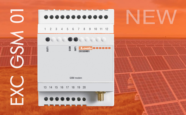 Новий GSM модем EXC GSM 01 LOVATO Electric