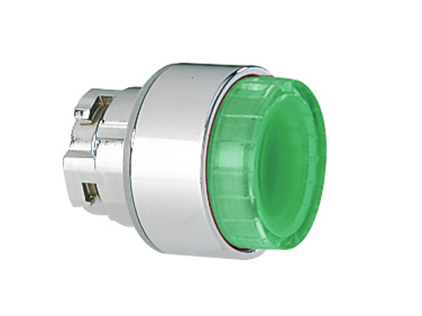 Кнопка выступающая с подсветкой зеленая 8 LM2T BL203