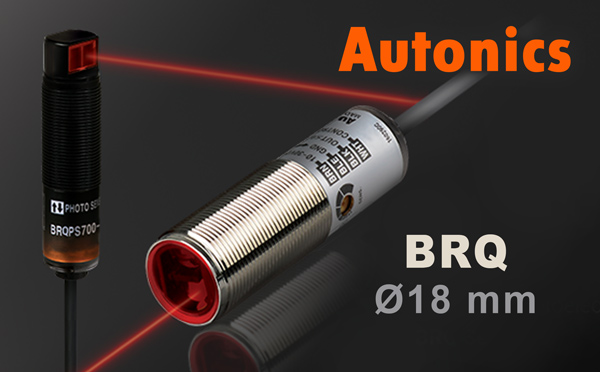 Циліндричні фотоелектричні датчики Autonics серії BRQ