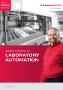 Leuze electronic. Laboratory analysis industry brochure